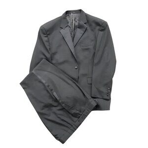 Moss Bros Tuxedo Dinner Suit 2 Piece Men's Black 46S Jacket 38W 29L